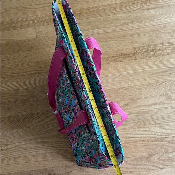 Lilly Pulitzer Pink and Blue Floral Tote - Picture 14 of 16